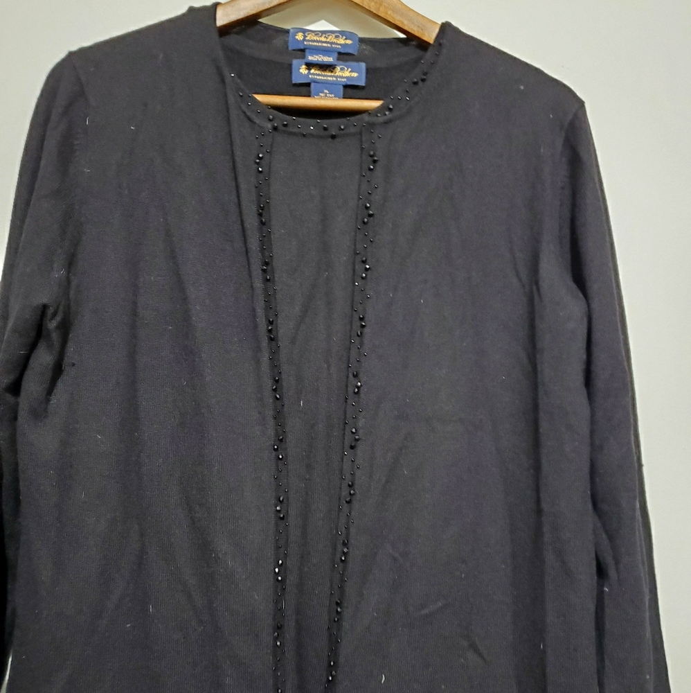 Vintage Brooks Brothers Black Sweater Set